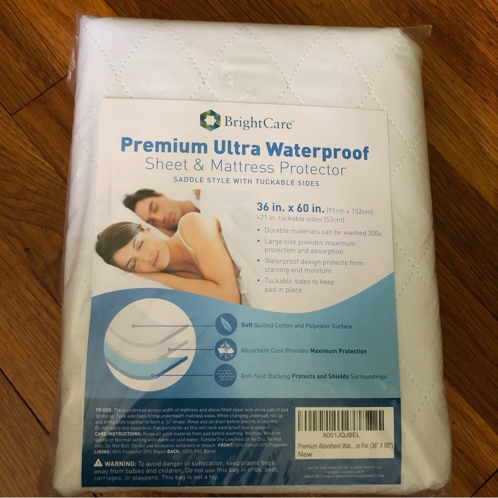 ⬇️price drop⬇️BrightCare Sheet & Mattress Protector